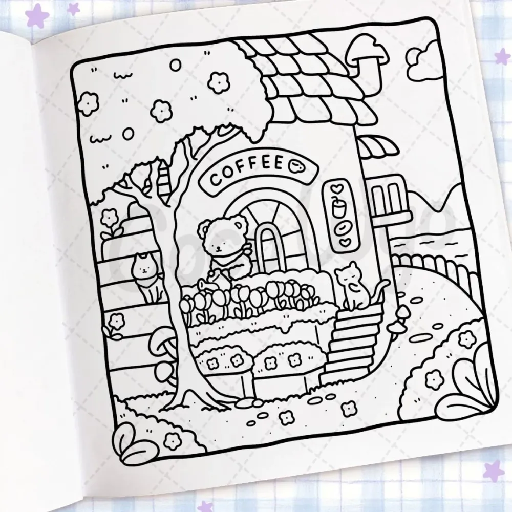 Clearance Libro para colorear Cozy Corner Infantil