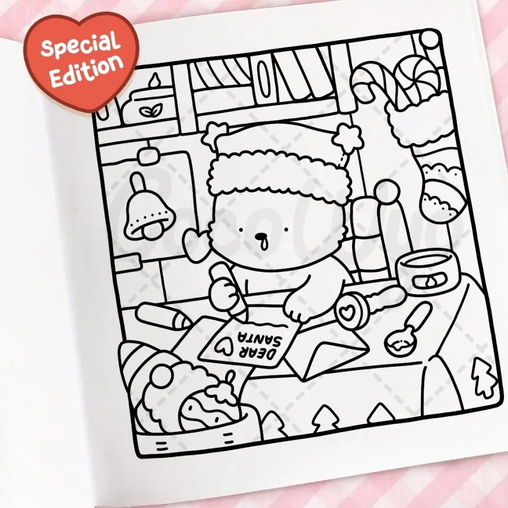 Sale Libro para colorear Cozy Christmas Infantil