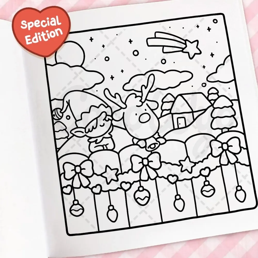 Sale Libro para colorear Cozy Christmas Infantil