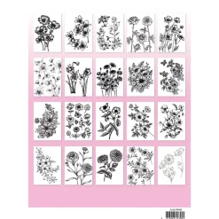 Best Libro para colorear Flowers Essentials Collection A5 Colorear