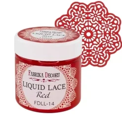 Sale Liquid Lace Rojo 150ml Pastas Moldeables
