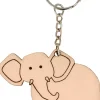 Clearance Llavero de Madera Elefante Safari Maderas