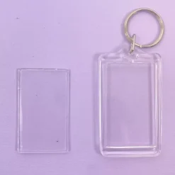 Outlet Llavero de plástico para fotos Bisutería