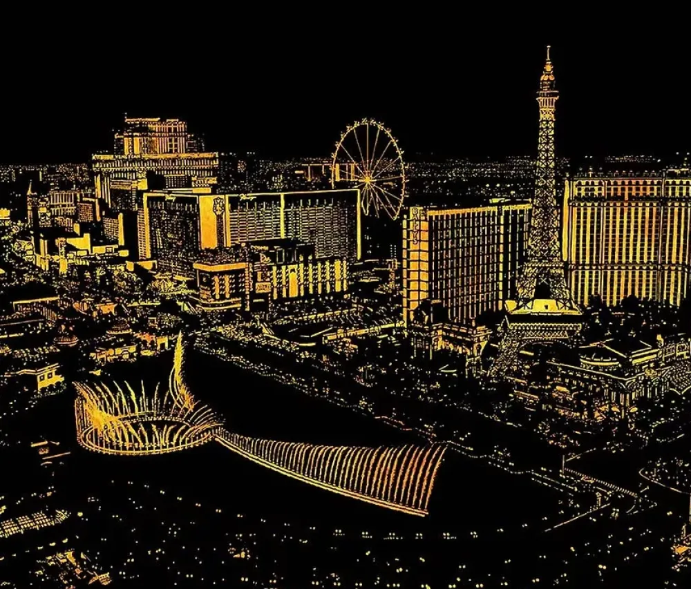 Best Lámina rascable Vista de Las Vegas Niños Niños Y Regalos