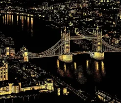 Best Lámina rascable Vista de Londres Niños Niños Y Regalos