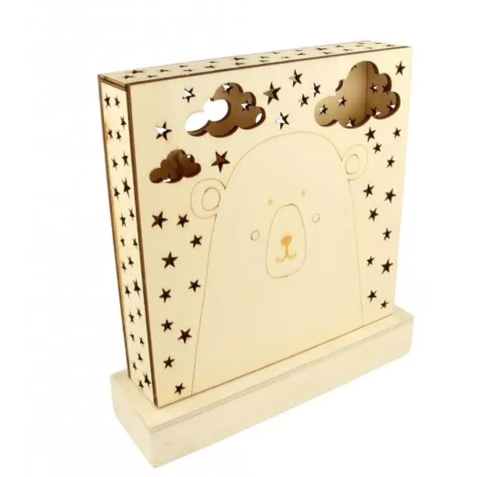 Outlet Lámpara de madera Adorable Maderas|Lámparas