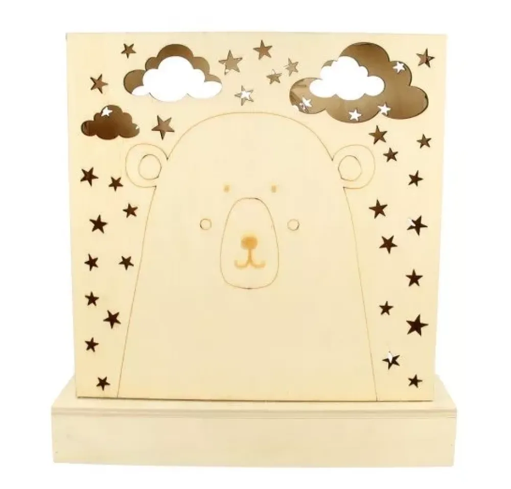 Outlet Lámpara de madera Adorable Maderas|Lámparas