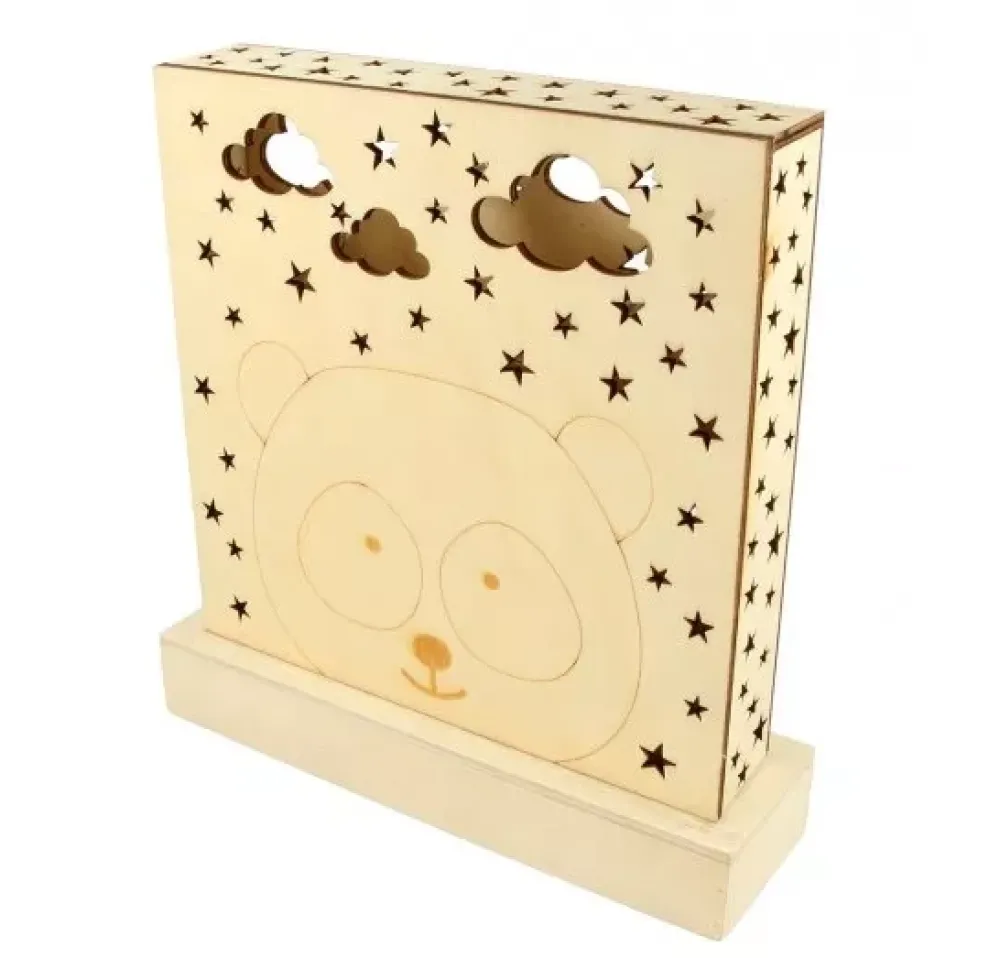 Outlet Lámpara de madera Adorable Maderas|Lámparas
