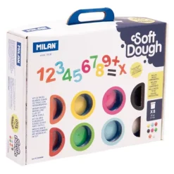 Discount Maletín 8 botes pasta blanda Soft Dough 59g Pastas Moldeables