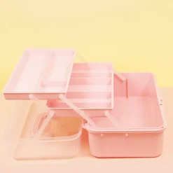 New Maletín de Almacenamiento Rosa Organización
