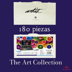 New Maletín de Madera 180 Piezas Art Studio Niños Niños Y Regalos