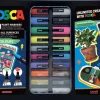 Sale Maletín metálico 20 Rotuladores surtidos Pop Colours Uni Rotuladores