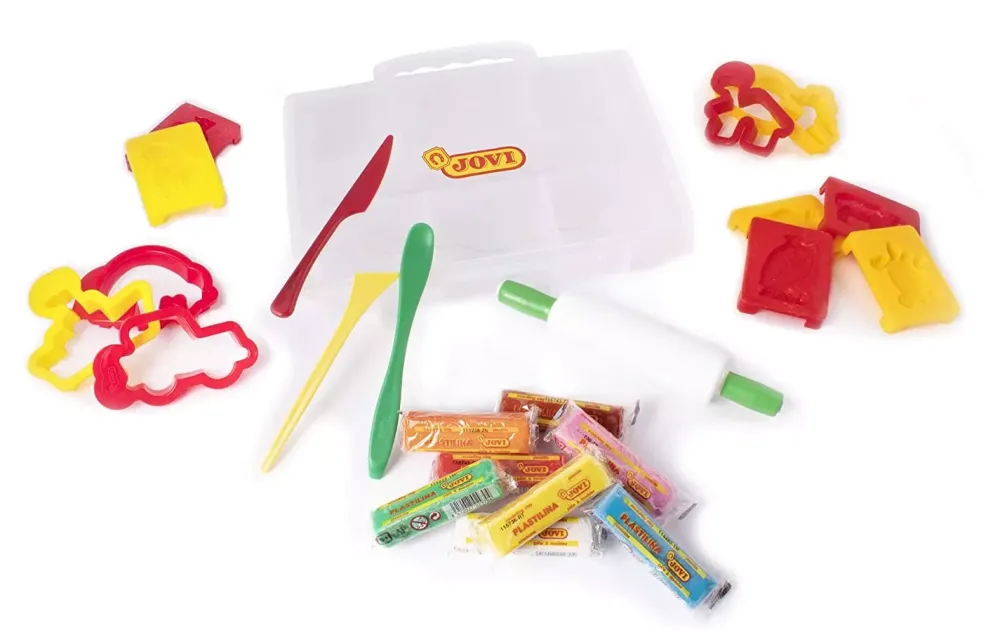 New Maletín Set Plastilina Moldes y Herramientas Niños Niños Y Regalos|Pastas Moldeables
