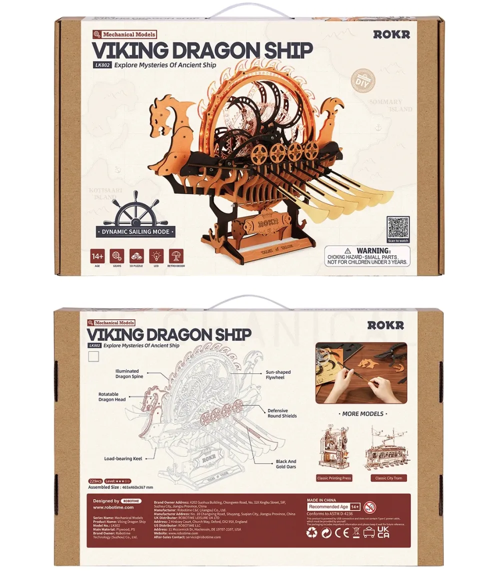 Maqueta Barco Vikingo de dragón Maquetas Y Modelismo