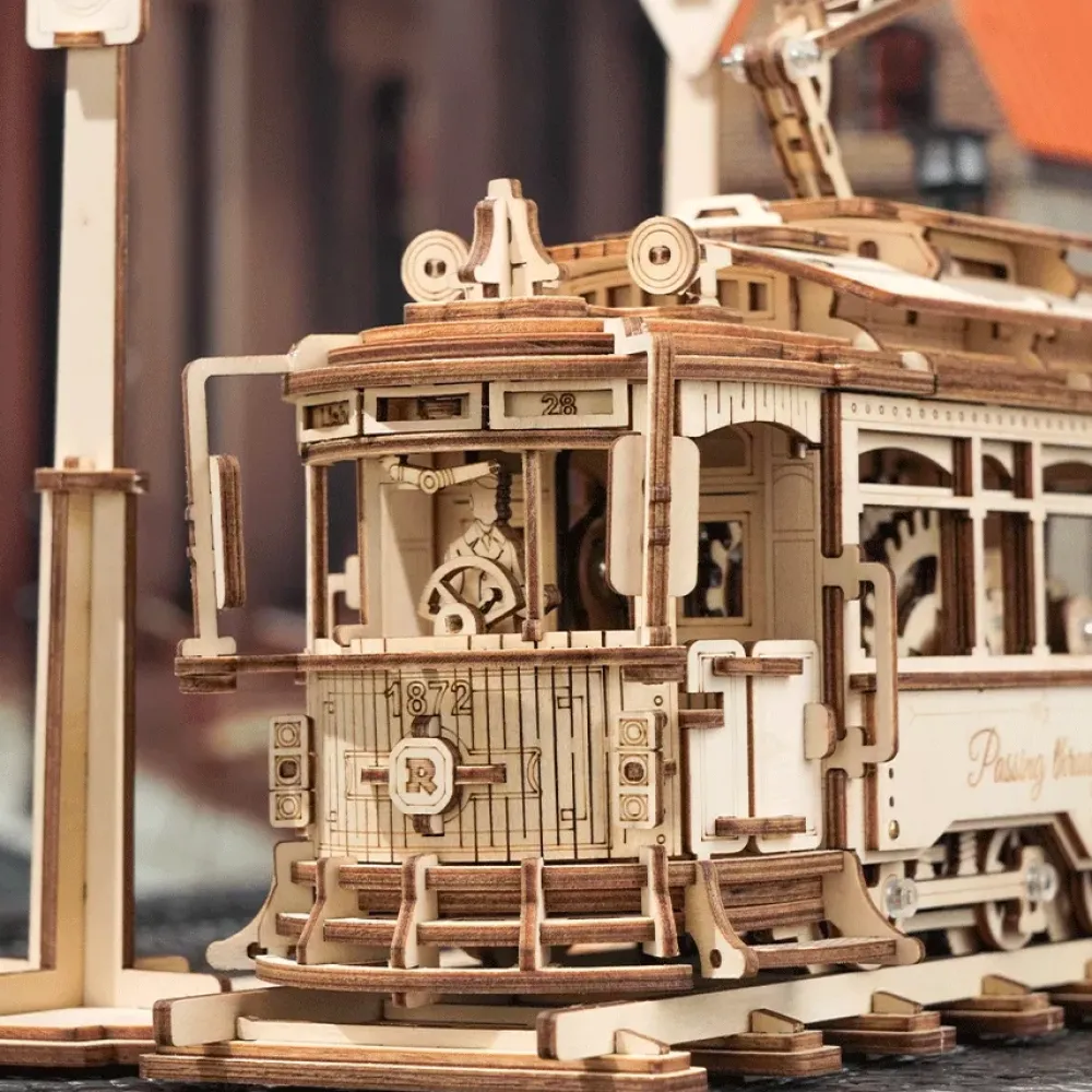 Clearance Maqueta de Madera Tranvía Clásico Maquetas Y Modelismo