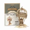 Hot Maqueta globo aerostático de madera Classical 3D Maquetas Y Modelismo
