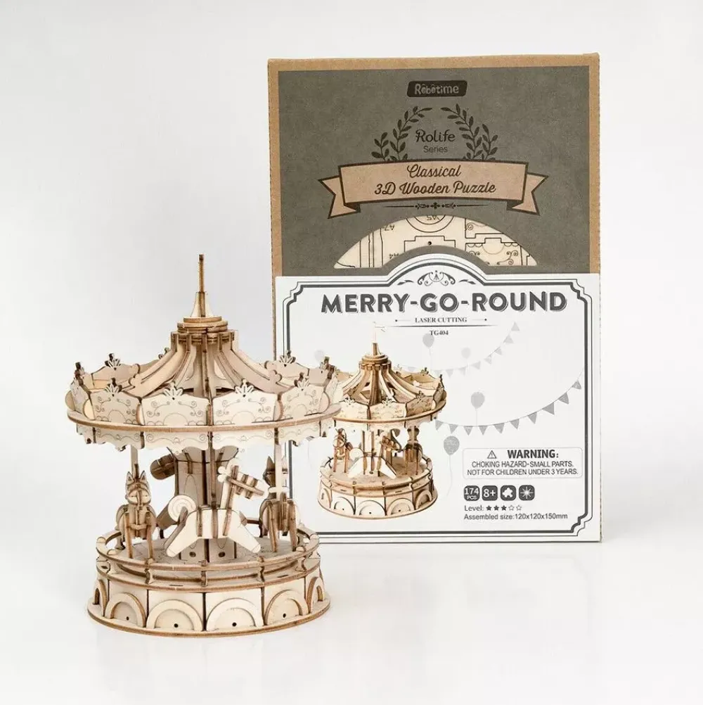 Online Maqueta tiovivo de madera Classical 3D Maquetas Y Modelismo