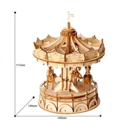 Online Maqueta tiovivo de madera Classical 3D Maquetas Y Modelismo