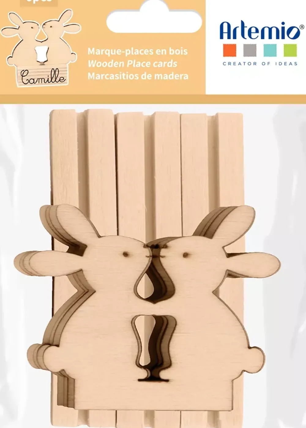 Clearance Marcasitios de Madera Conejitos Les Poulettes Maderas