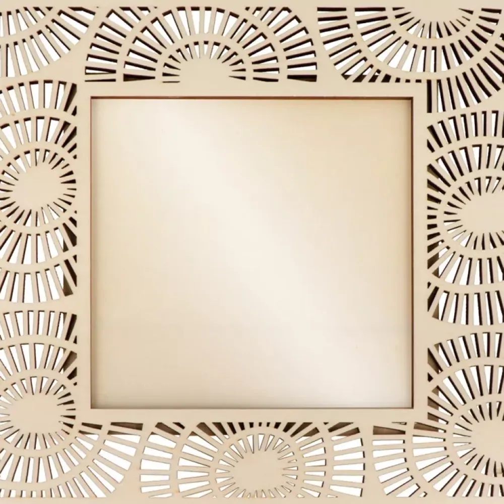 Sale Marco de madera Círculos Boho Maderas