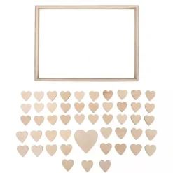 Hot Marco Para Firmas de Madera con Corazones Maderas