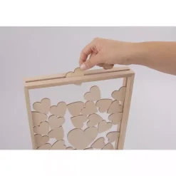 Hot Marco Para Firmas de Madera con Corazones Maderas