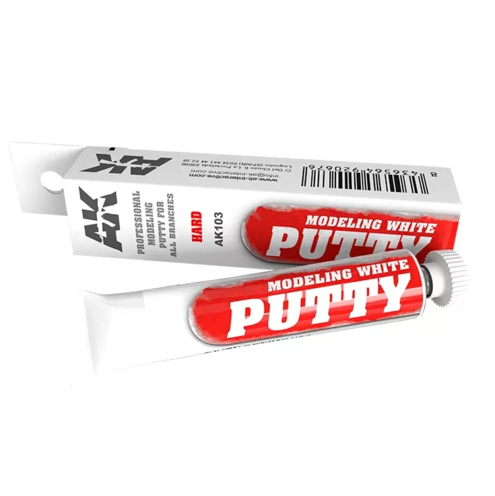 Clearance Masilla para modelar blanca Putty 20ml Maquetas Y Modelismo|Pinturas Para Maquetas Y Modelismo