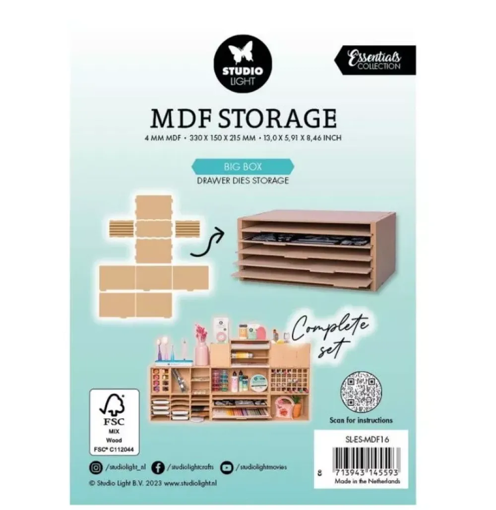 Hot Módulo de almacenaje de DM Big Box Drawer Essentials Organización