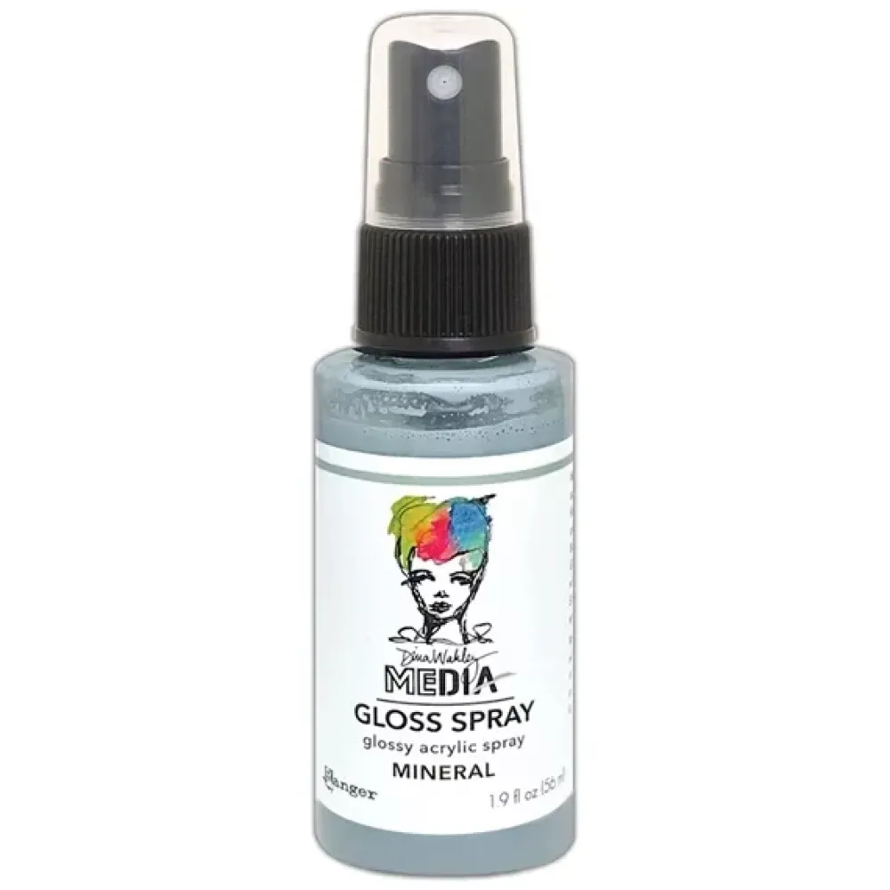 Discount Media Gloss Spray Dina Wakley Mineral 56ml Pinturas Acrílicas