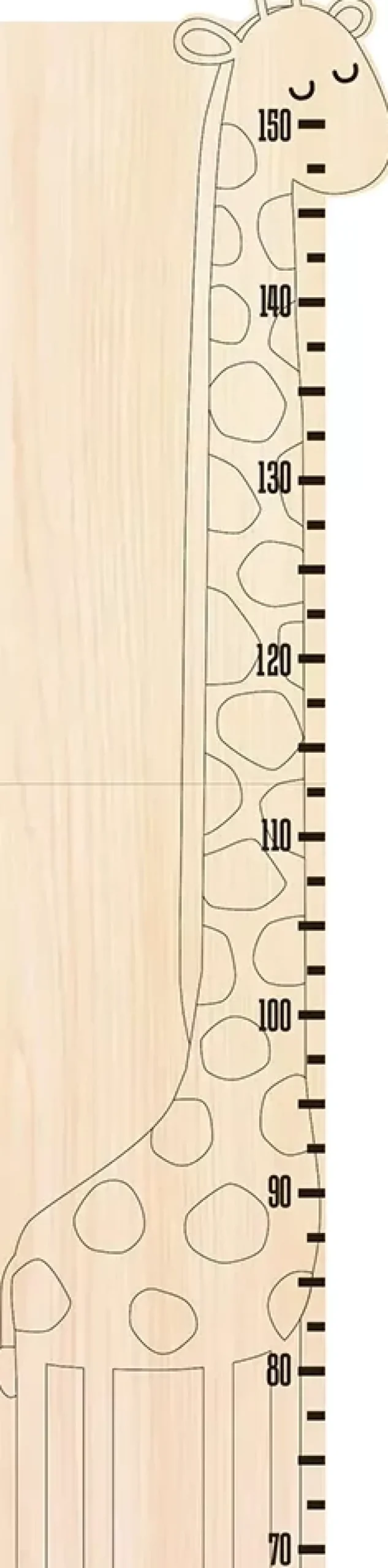 Sale Medidor Infantil Madera Jirafa Safari Maderas