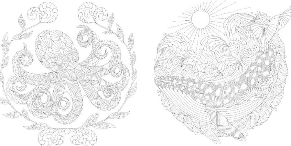 Millie Marotta's Secrets of the Sea Pocket Colouring Colorear