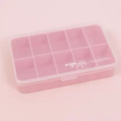 Online Mini Caja con 10 Compartimentos Rosa Organización