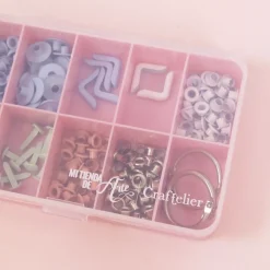 Online Mini Caja con 10 Compartimentos Rosa Organización
