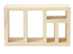 Online Mini Estantería de Madera Maderas