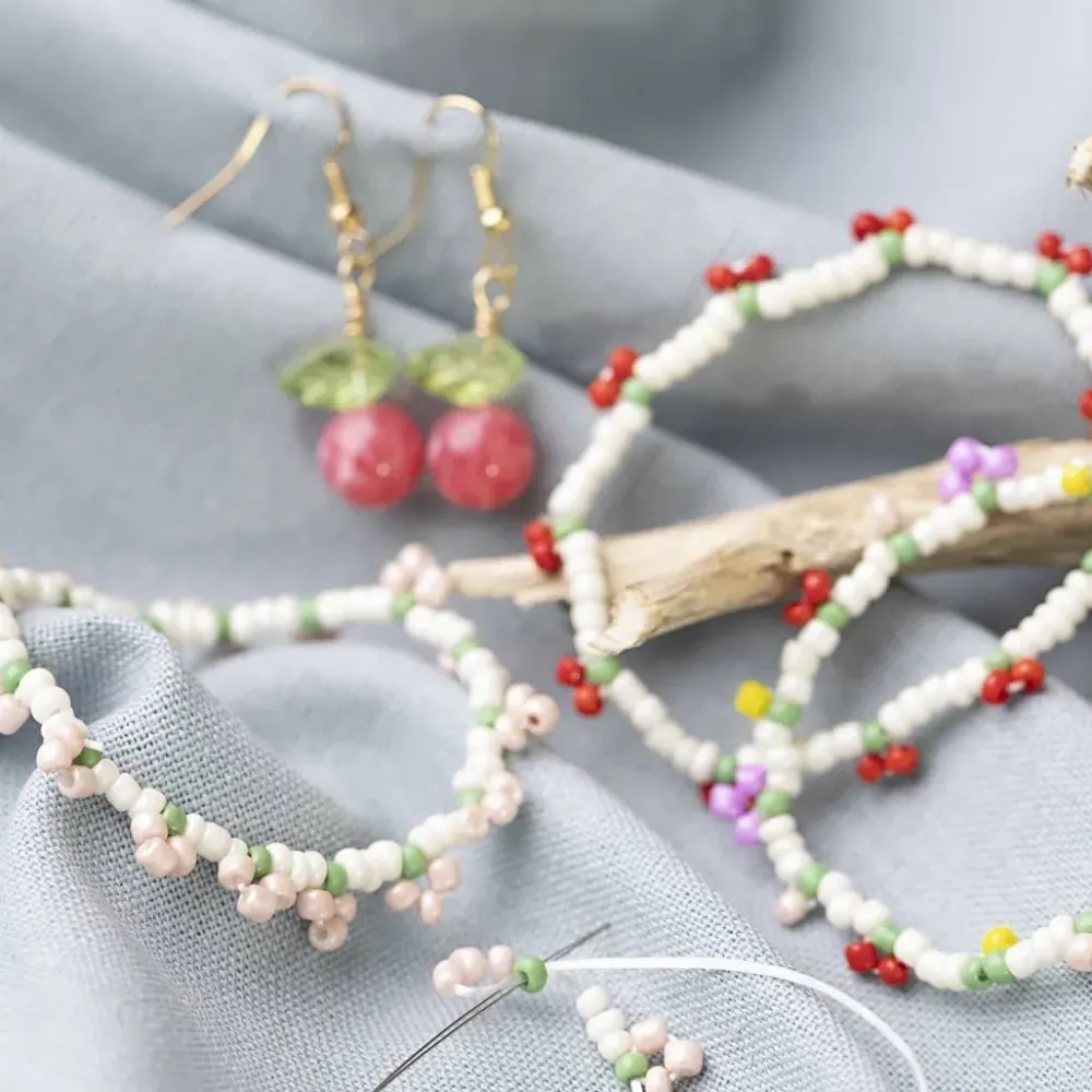 Sale Mini kit de manualidades Joyas Cerezas Bisutería