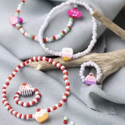 Online Mini kit de manualidades Joyas Pasteles Bisutería