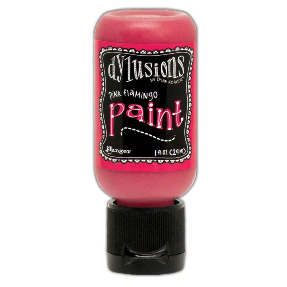 Outlet Mini Pintura Acrílica Dylusions Pink Flamingo 29ml Pinturas Acrílicas