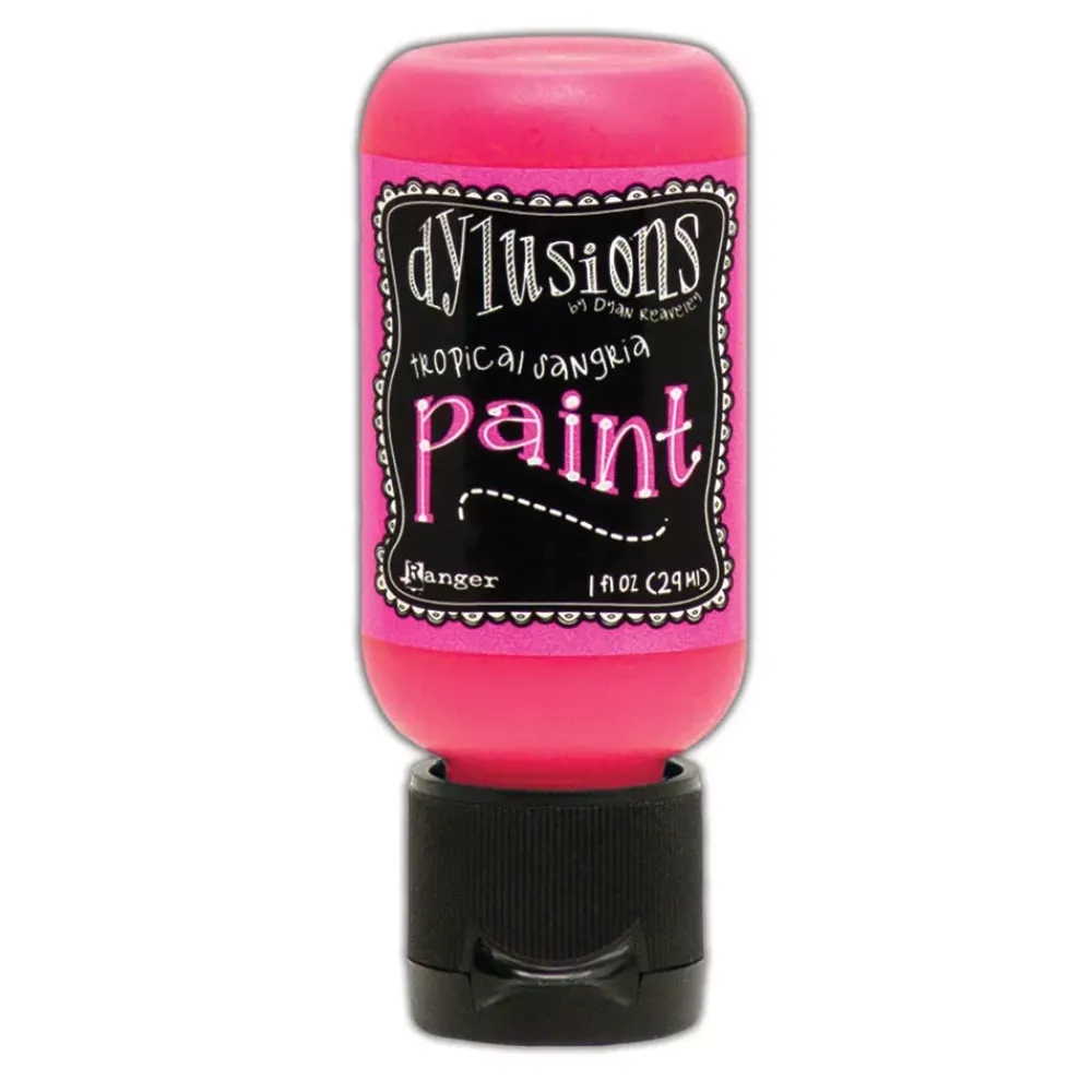 Outlet Mini Pintura Acrílica Dylusions Tropical Sangria 29ml Pinturas Acrílicas