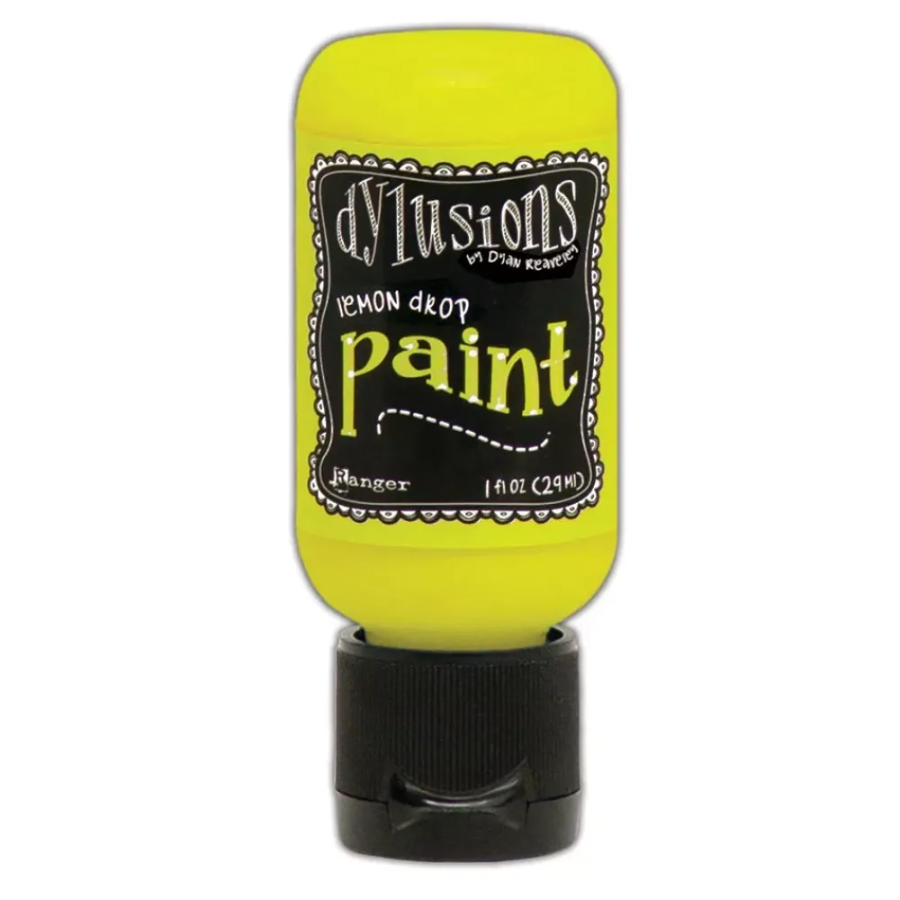 New Mini Pintura Acrílica Dylusions Lemon Drop 29ml Pinturas Acrílicas