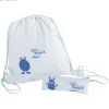 Hot Mochila de cuerdas y estuche Light Blue Organización|Telas, Sedas Y Fieltro