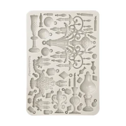 Hot Molde de silicona Candelabro Masquerade A5 Herramientas Para Modelado