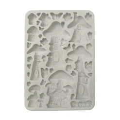 Outlet Molde de silicona Casas de setas Romantic Hidden Grove A5 Herramientas Para Modelado