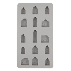 New Molde de silicona Casitas Navidad|Herramientas Para Modelado