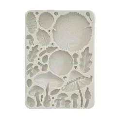 Clearance Molde de silicona Madera y Setas Romantic Golden Harmony Herramientas Para Modelado|Pastas Moldeables