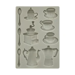 Molde de silicona Tazas Coffee & Chocolate A5 Herramientas Para Modelado