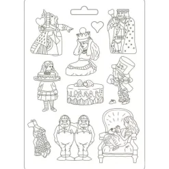 Hot Molde Flexible Alice King Alice Through the Looking Glass 21x29cm Herramientas Para Modelado|Pastas Moldeables
