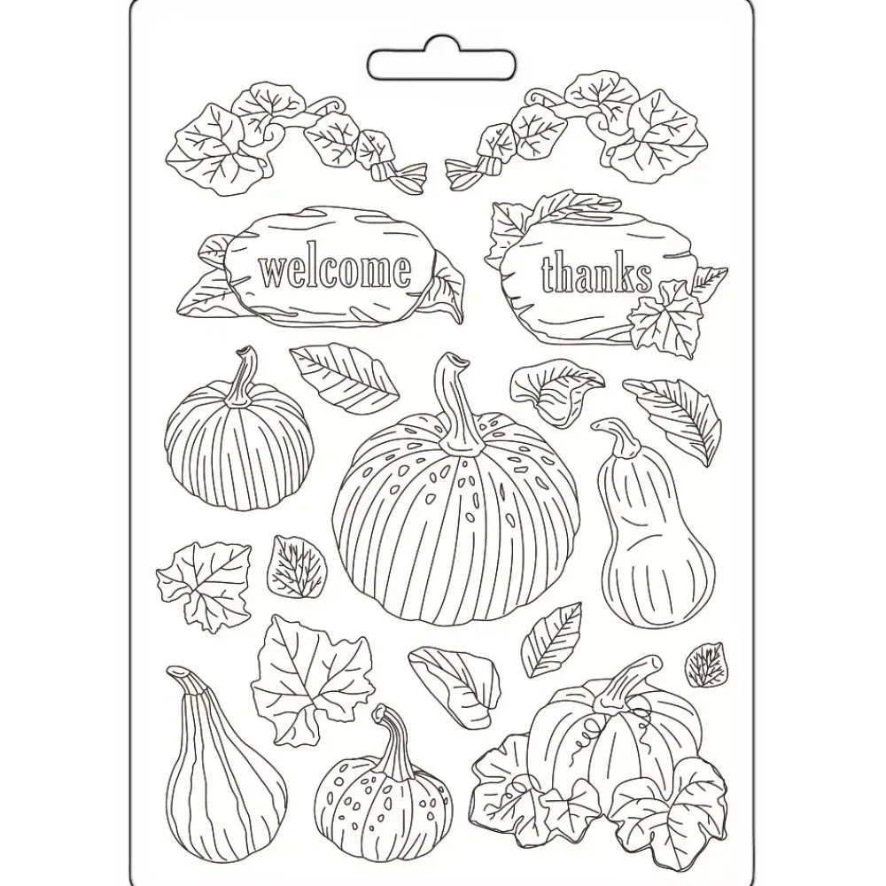 Clearance Molde flexible Calabazas Romantic Golden Harmony 21x29cm Herramientas Para Modelado|Pastas Moldeables