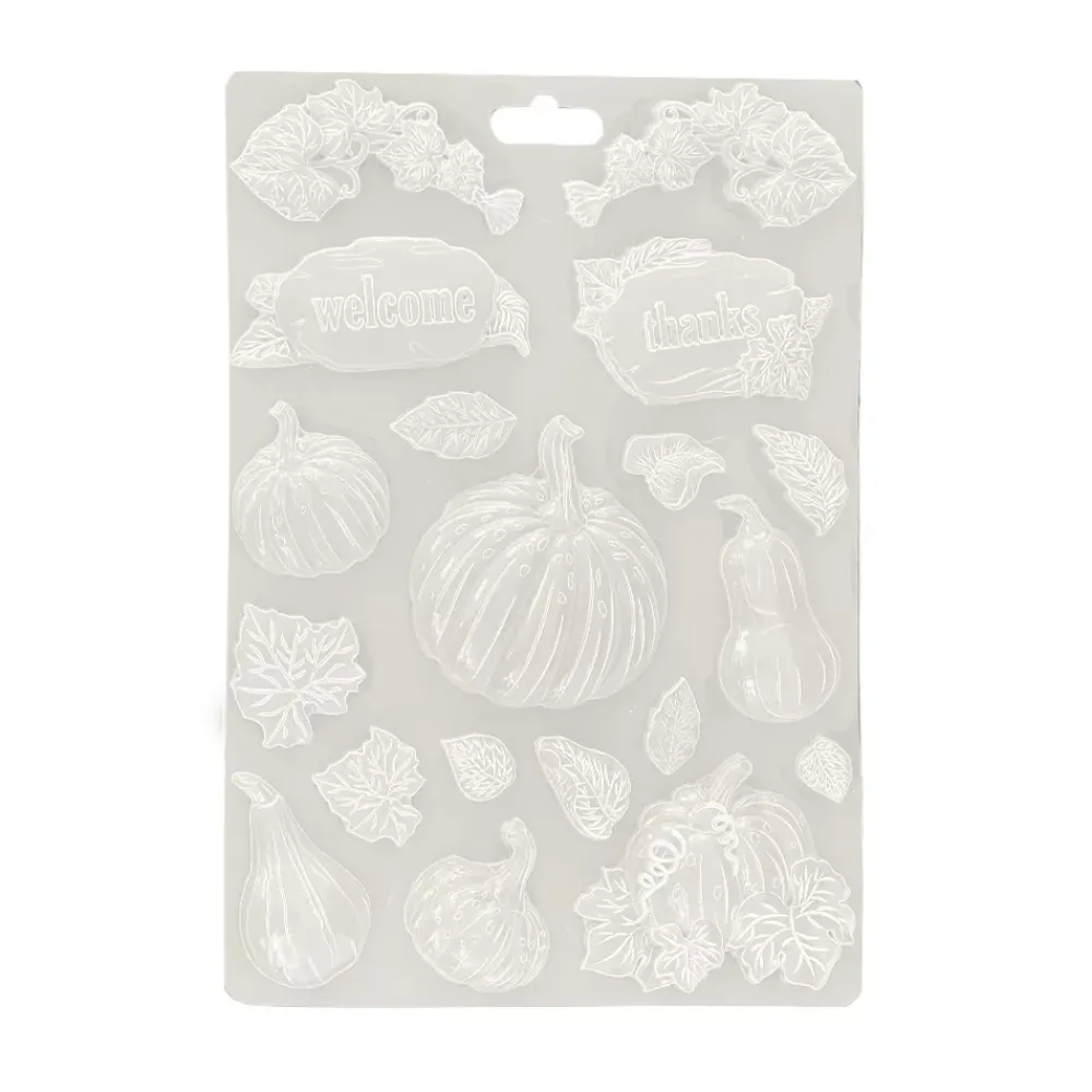 Clearance Molde flexible Calabazas Romantic Golden Harmony 21x29cm Herramientas Para Modelado|Pastas Moldeables