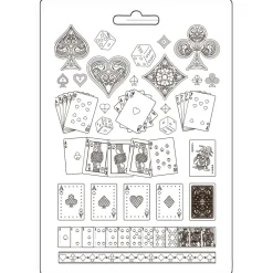 Outlet Molde flexible Cartas Master of Magic 21x29cm Herramientas Para Modelado