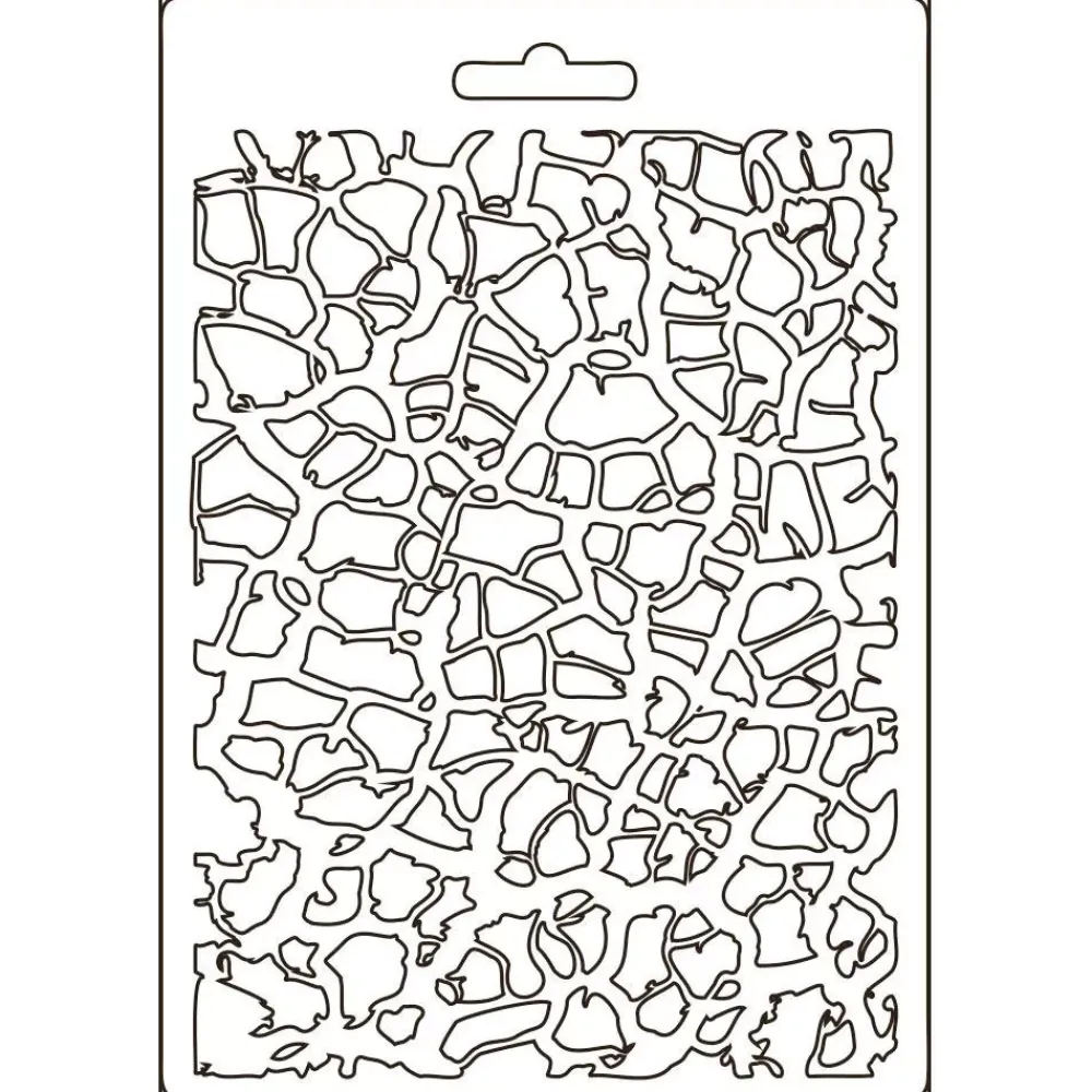 Molde Flexible Crackle Pattern Savana 14x21cm Herramientas Para Modelado|Pastas Moldeables
